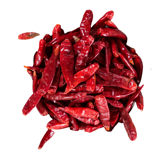 Vedafox Premium Red Chili in Traditional Bowl - High Pungency Whole and Powder