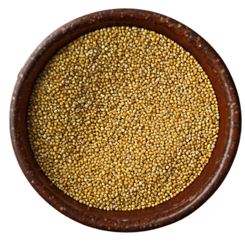 Complete collection of Vedafox Group's organic millet varieties  - Little Millet