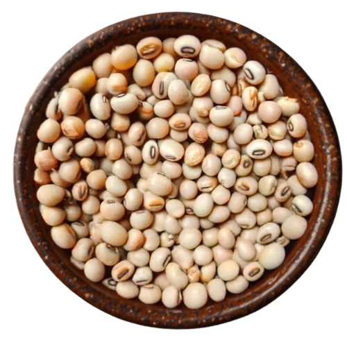 Vedafox Group's groovy toor whole showing characteristic cream color with brown speckles, uniform size and premium quality pigeon peas