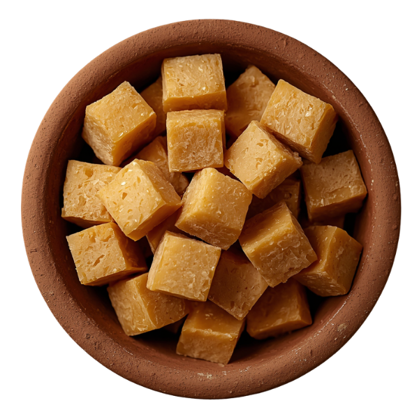 Complete jaggery collection from Vedafox Group showing cubes